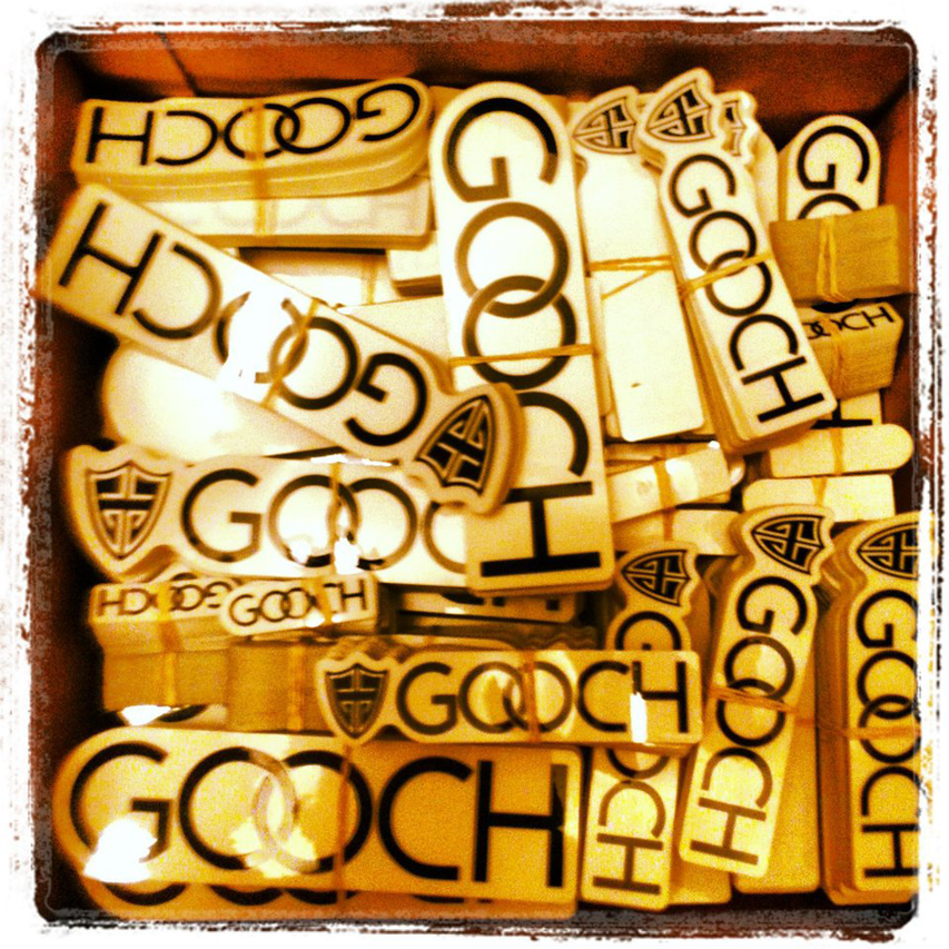 10 Pack of Gooch Stickers